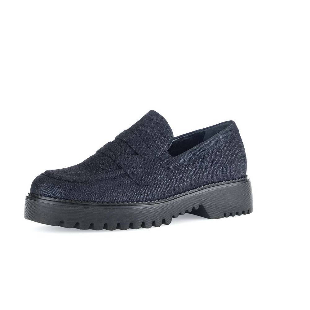 Pius Gabor Loafer Blau
