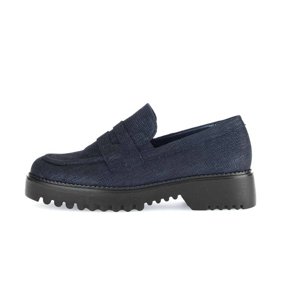 Pius Gabor Loafer blau