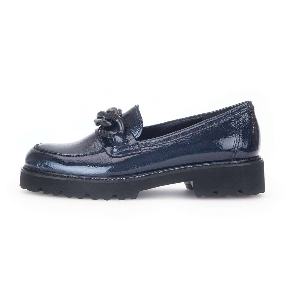 Pius Gabor Loafer blau