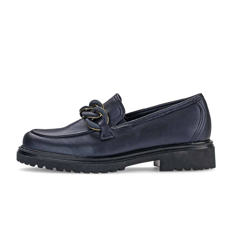 Pius Gabor Loafer blau
