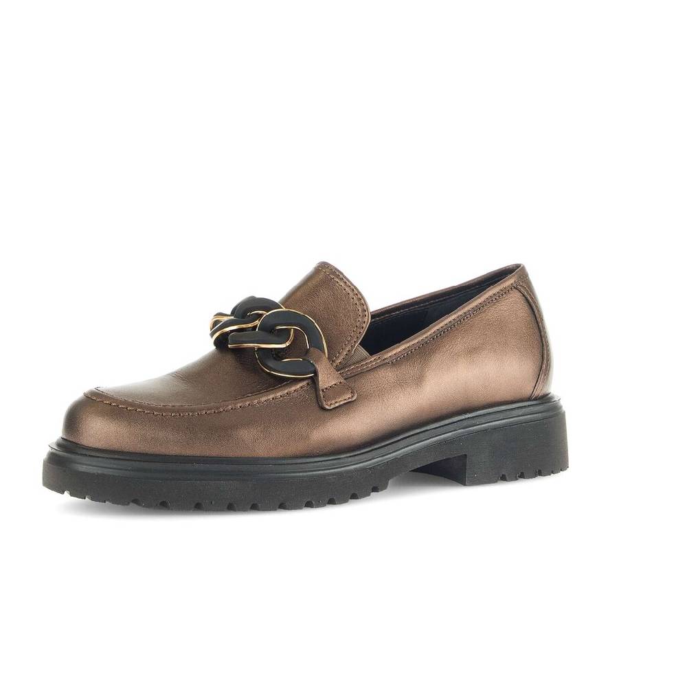 Pius Gabor Loafer Bronze