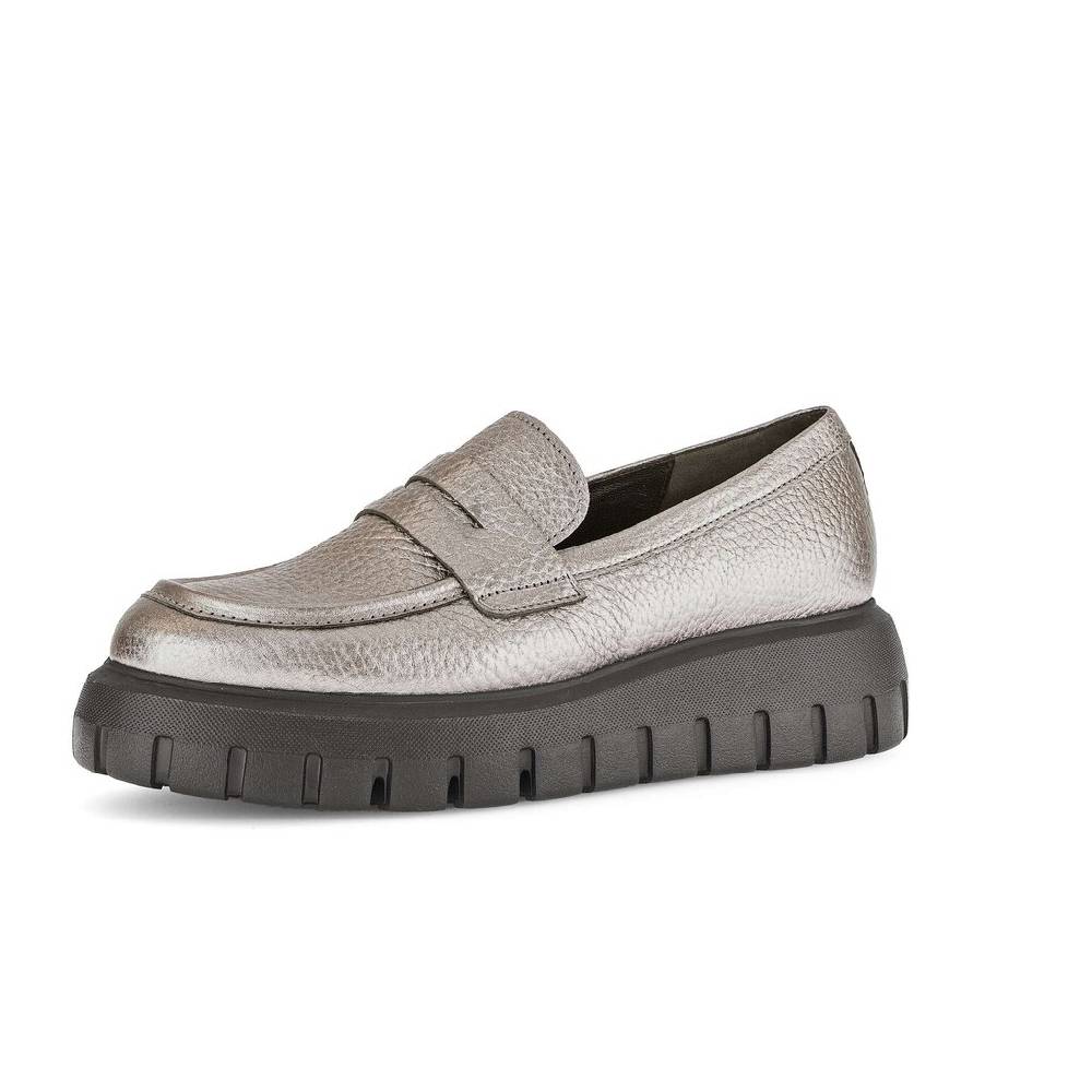 Pius Gabor Loafer Grau