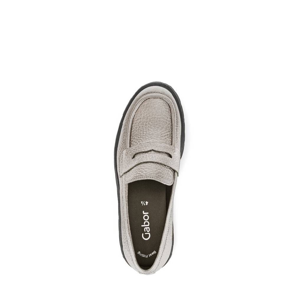 Pius Gabor Loafer Grau
