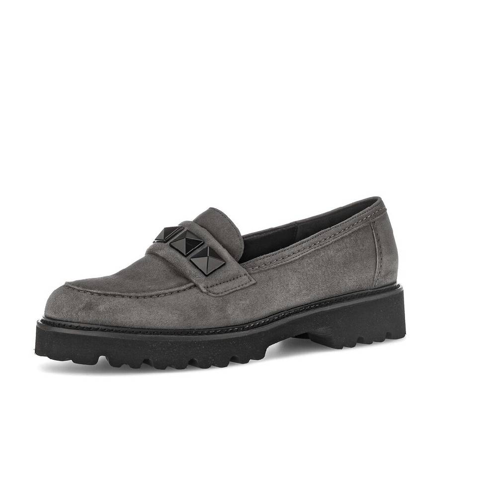 Pius Gabor Loafer Grau