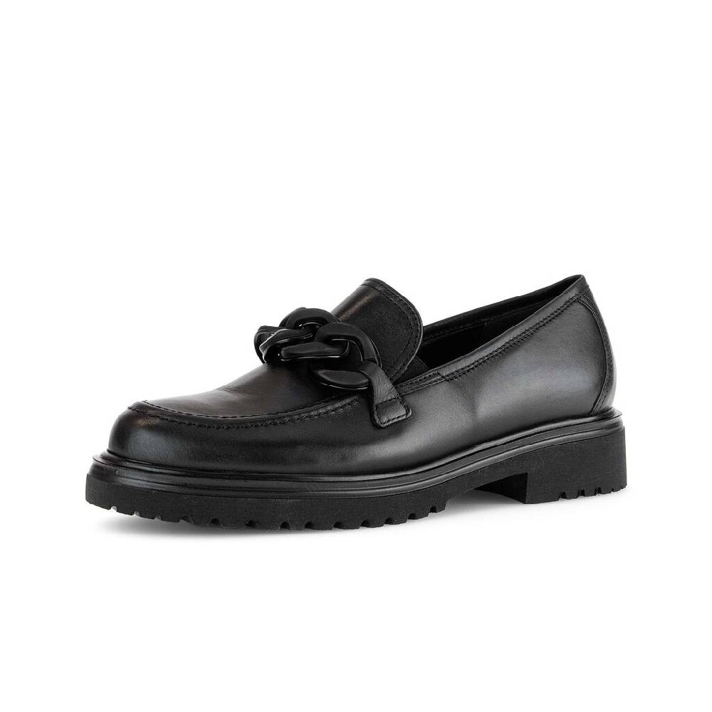 Pius Gabor Loafer Schwarz
