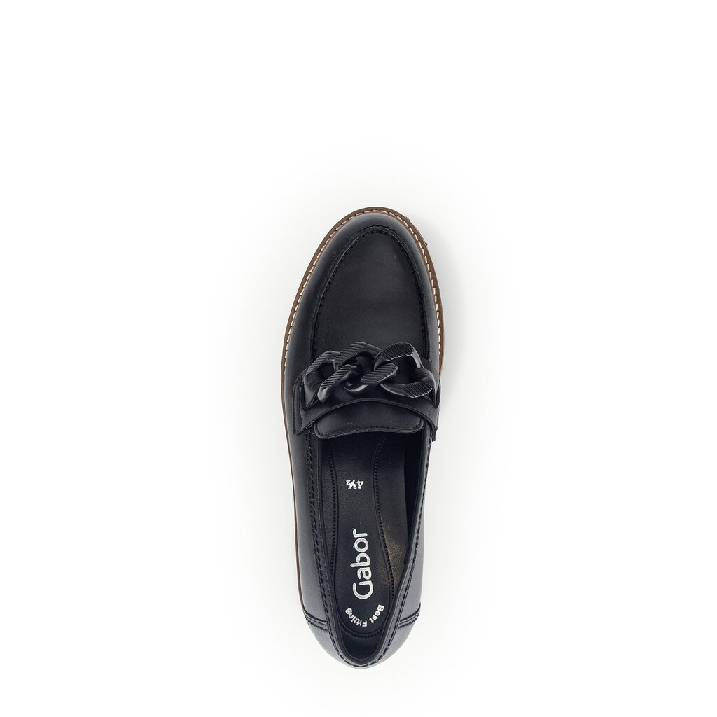 Pius Gabor Loafer Schwarz