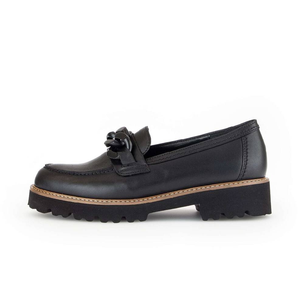 Pius Gabor Loafer schwarz