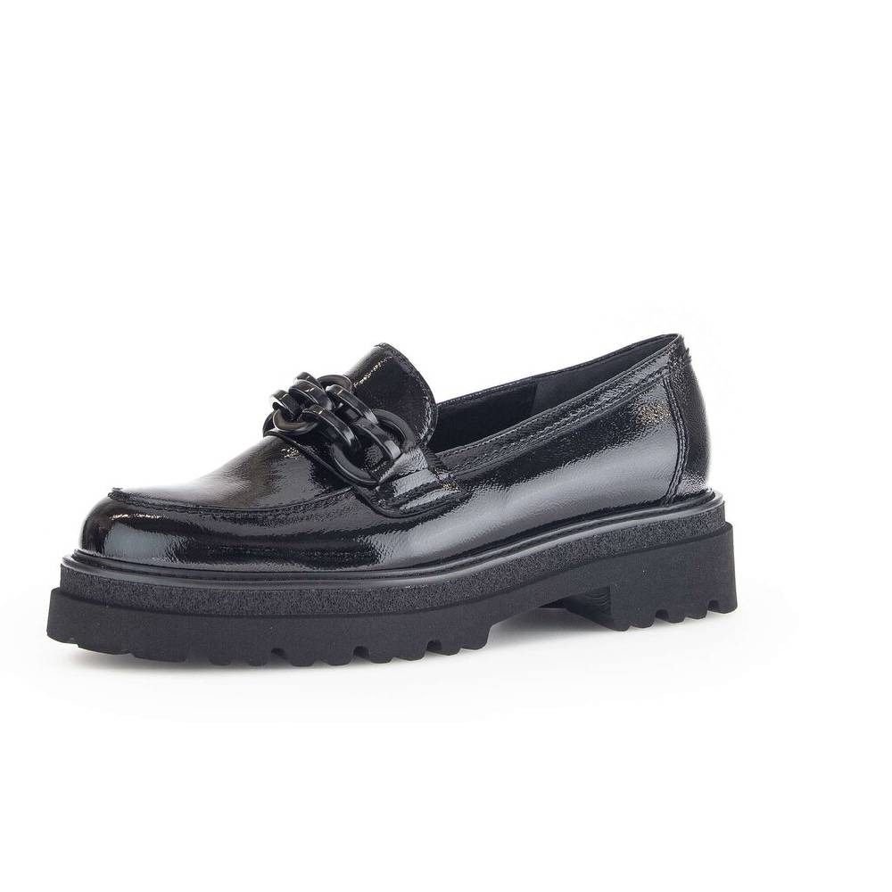 Pius Gabor Loafer Schwarz