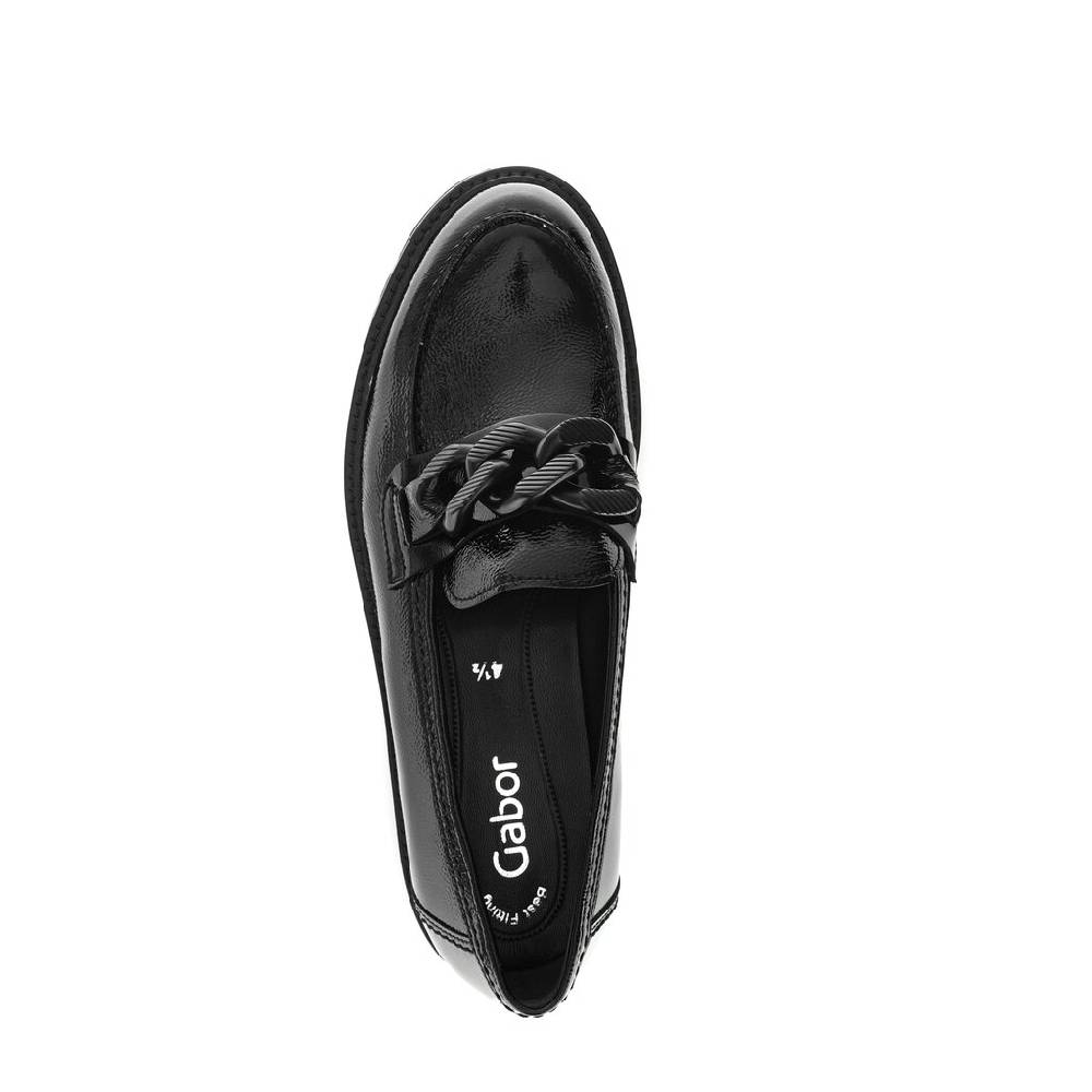 Pius Gabor Loafer Schwarz