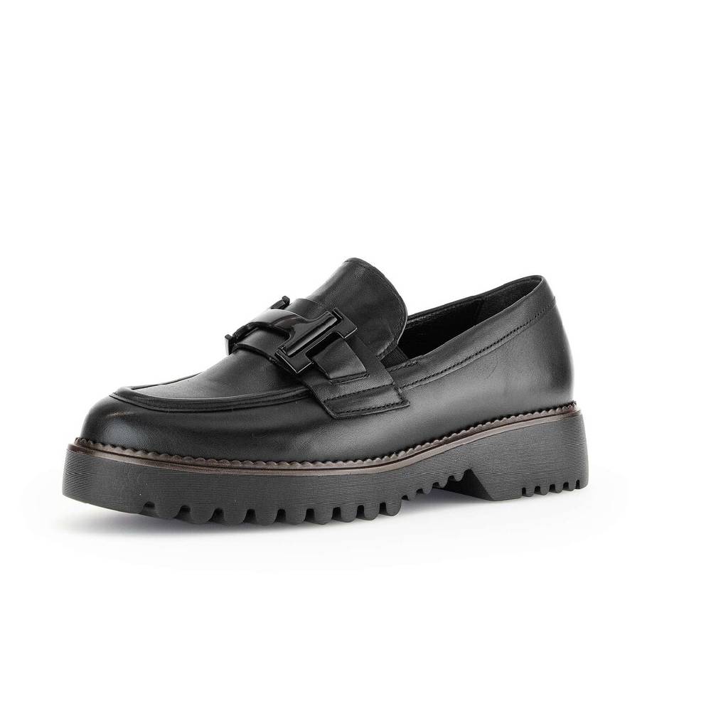 Pius Gabor Loafer Schwarz
