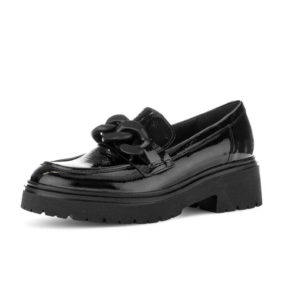 Pius Gabor Loafer Schwarz