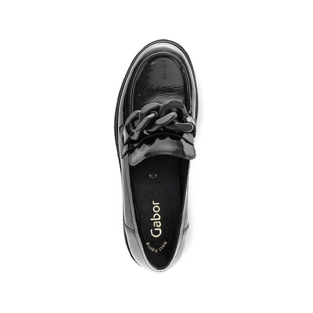 Pius Gabor Loafer Schwarz