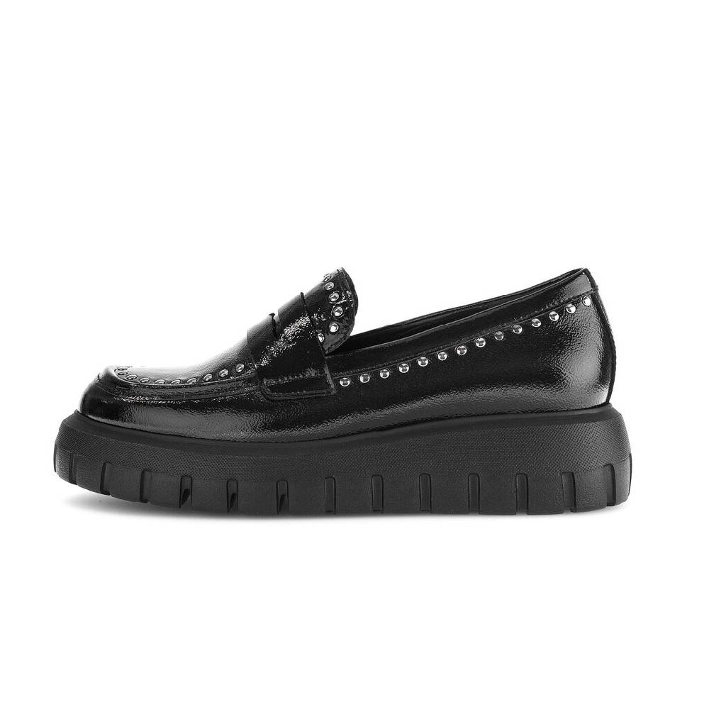 Pius Gabor Loafer schwarz