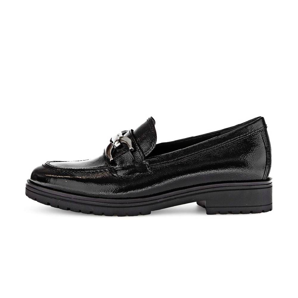 Pius Gabor Loafer Schwarz