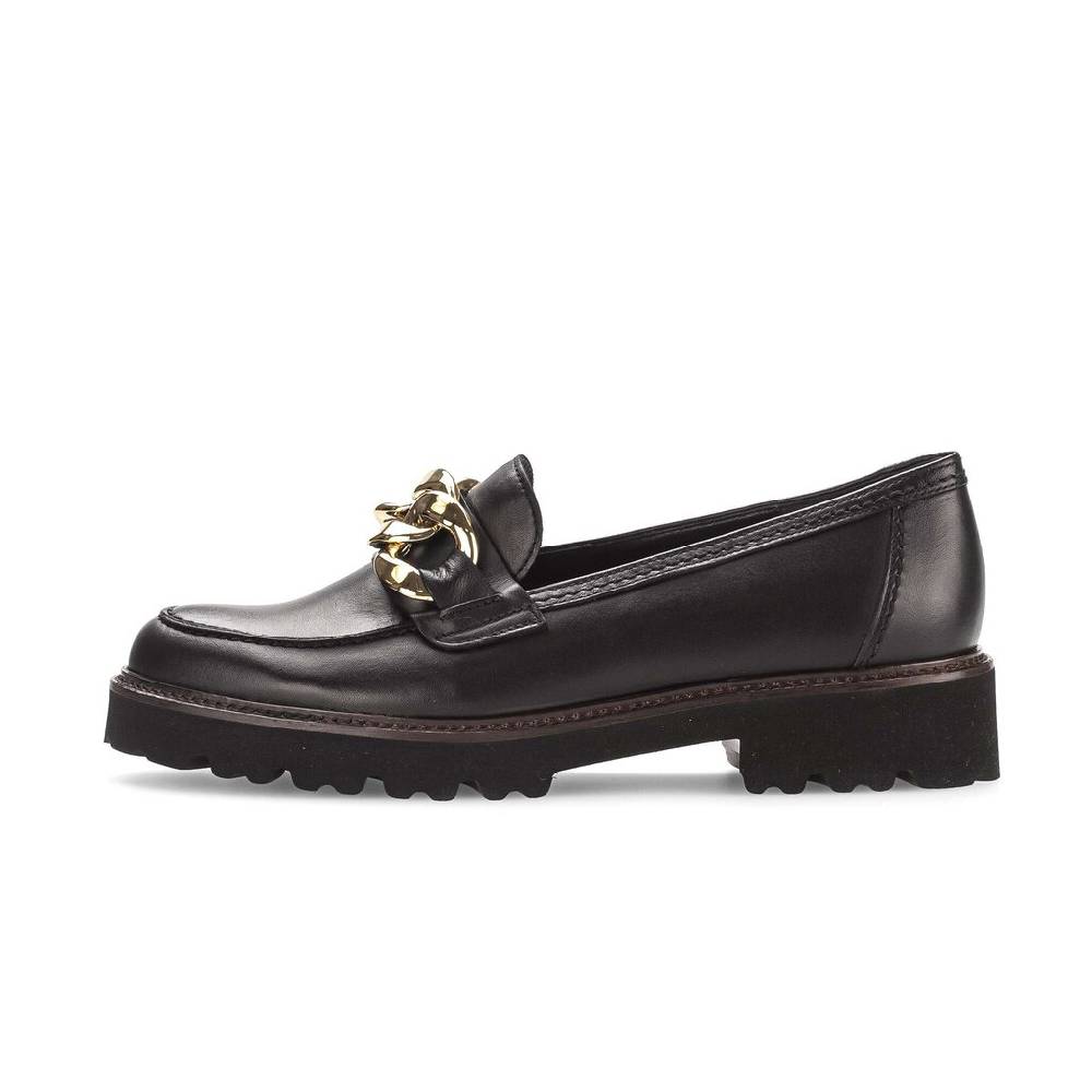 Pius Gabor Loafer schwarz
