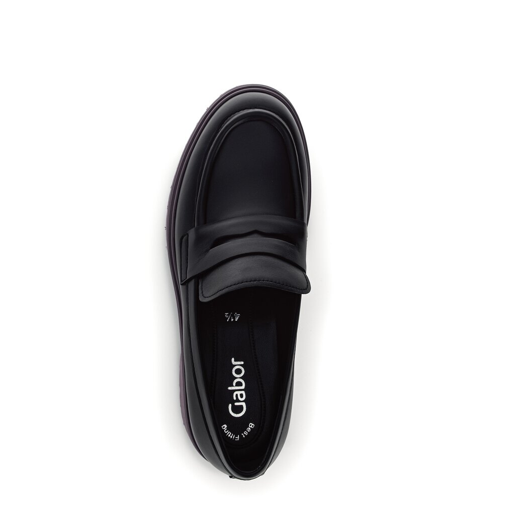Pius Gabor Loafer Schwarz