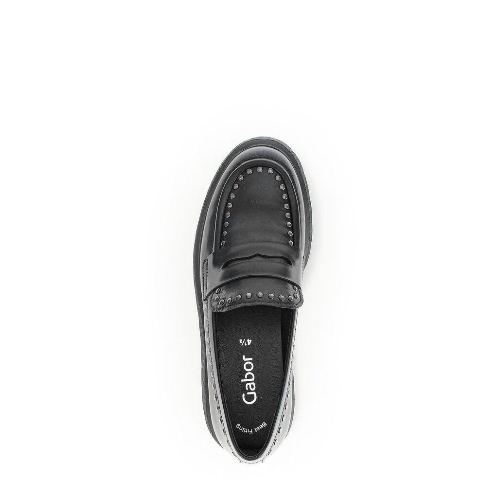 Pius Gabor Loafer Schwarz