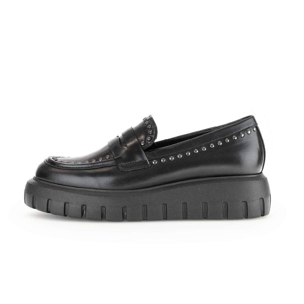 Pius Gabor Loafer schwarz
