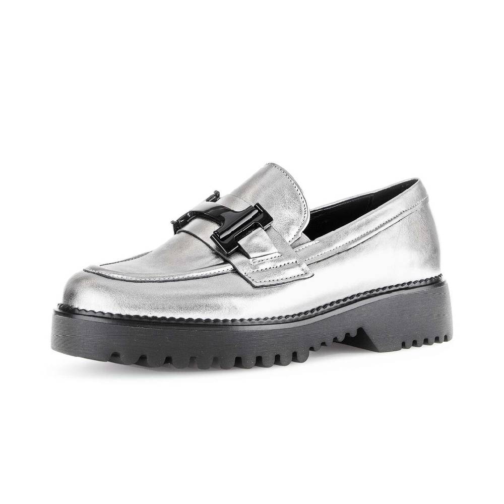Pius Gabor Loafer Silber