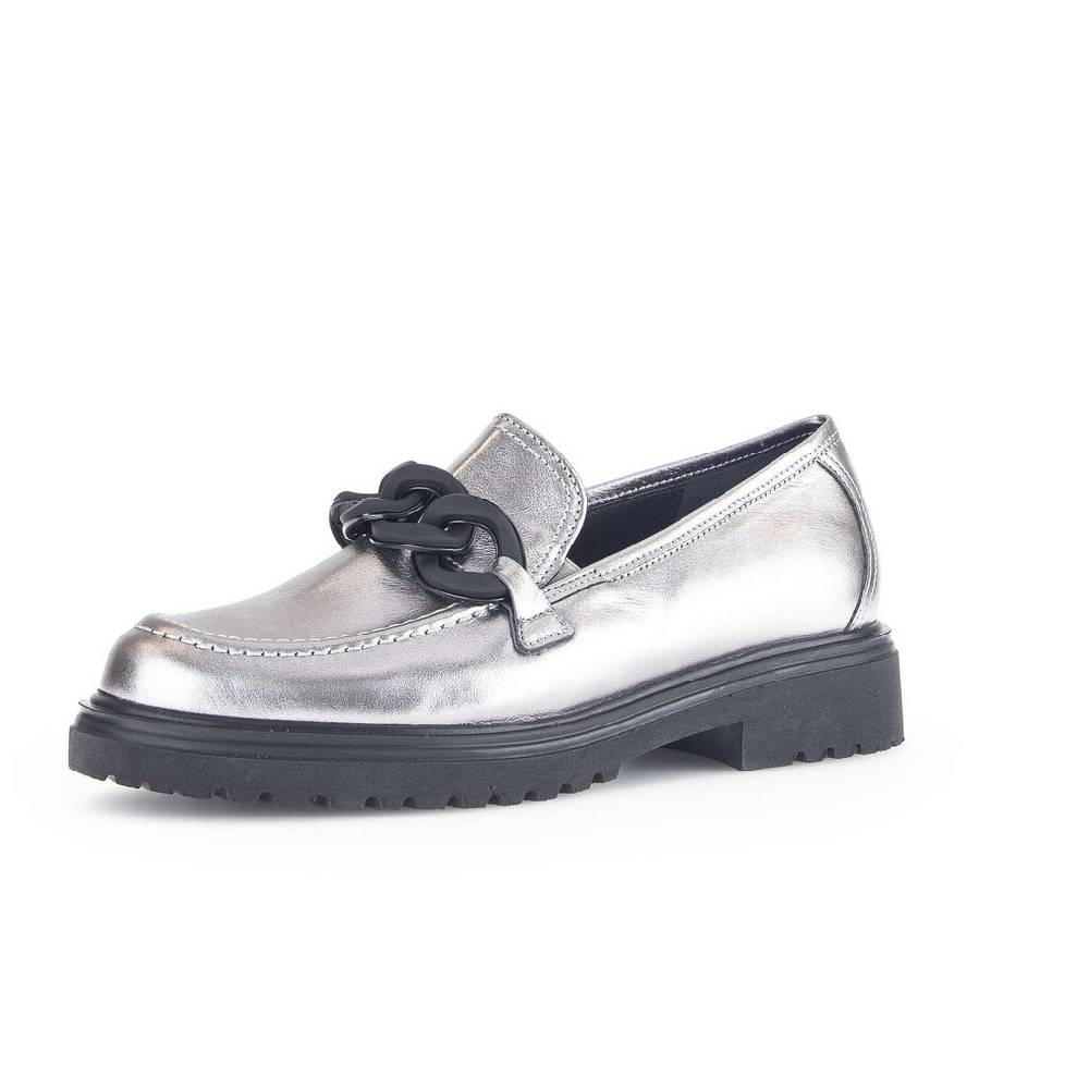 Pius Gabor Loafer Silber