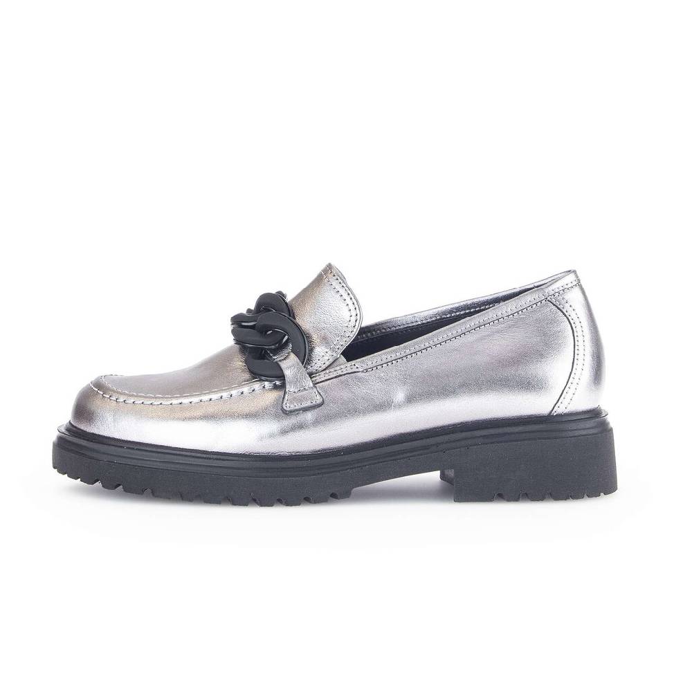 Pius Gabor Loafer silber