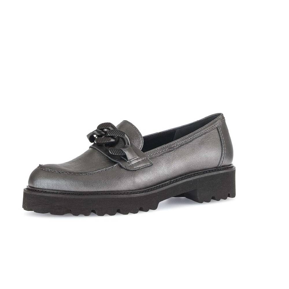 Pius Gabor Loafer Silber