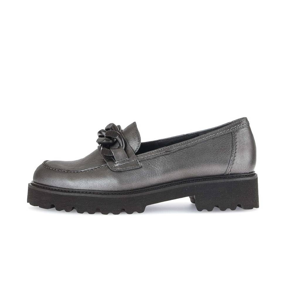 Pius Gabor Loafer silber