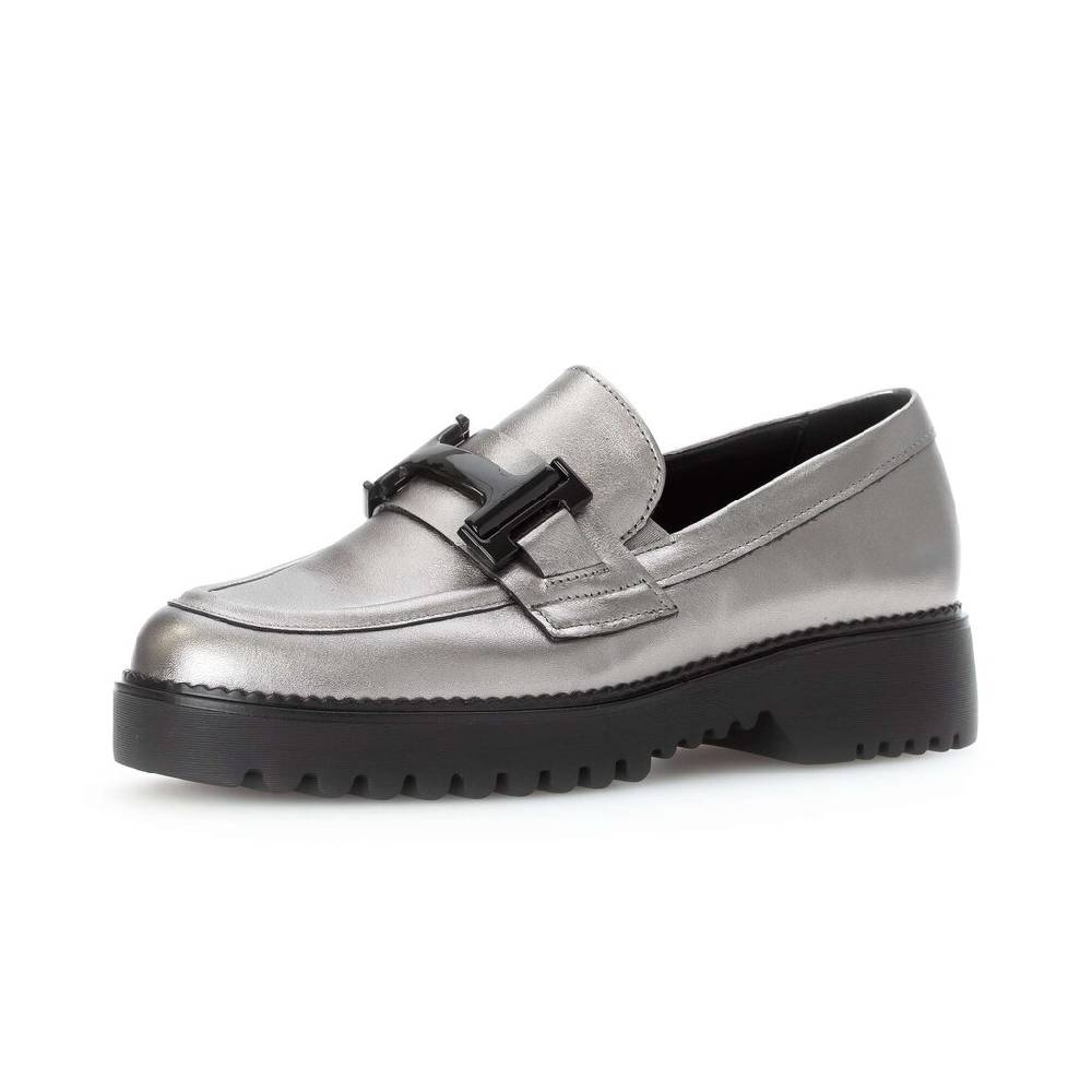 Pius Gabor Loafer Silber