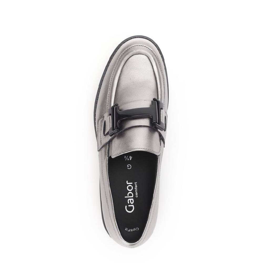 Pius Gabor Loafer Silber