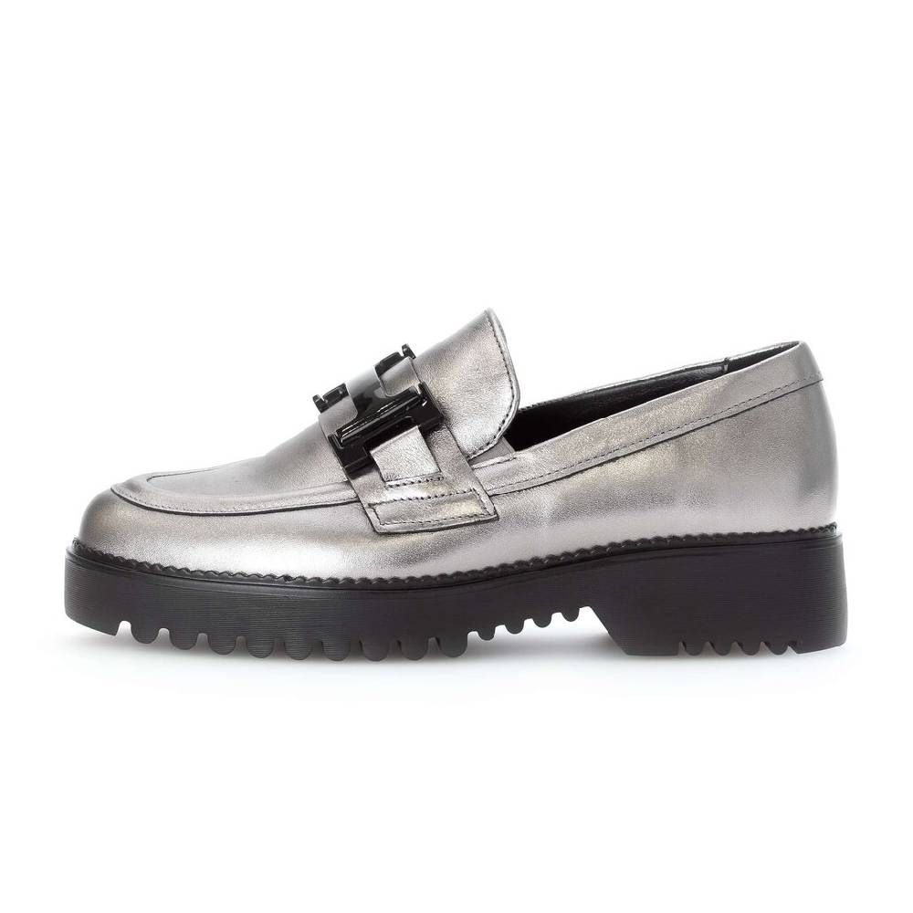 Pius Gabor Loafer silber