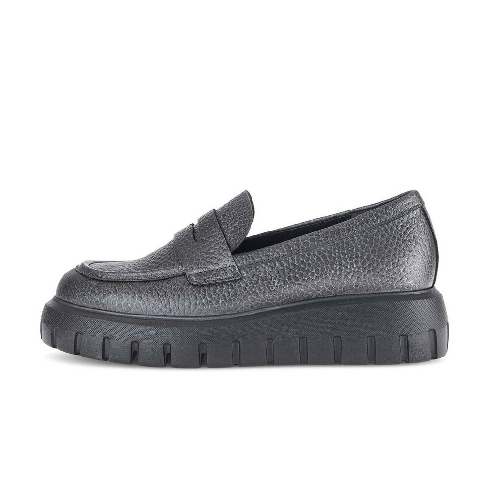 Pius Gabor Loafer silber