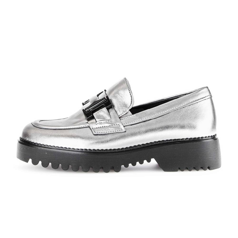 Pius Gabor Loafer silber