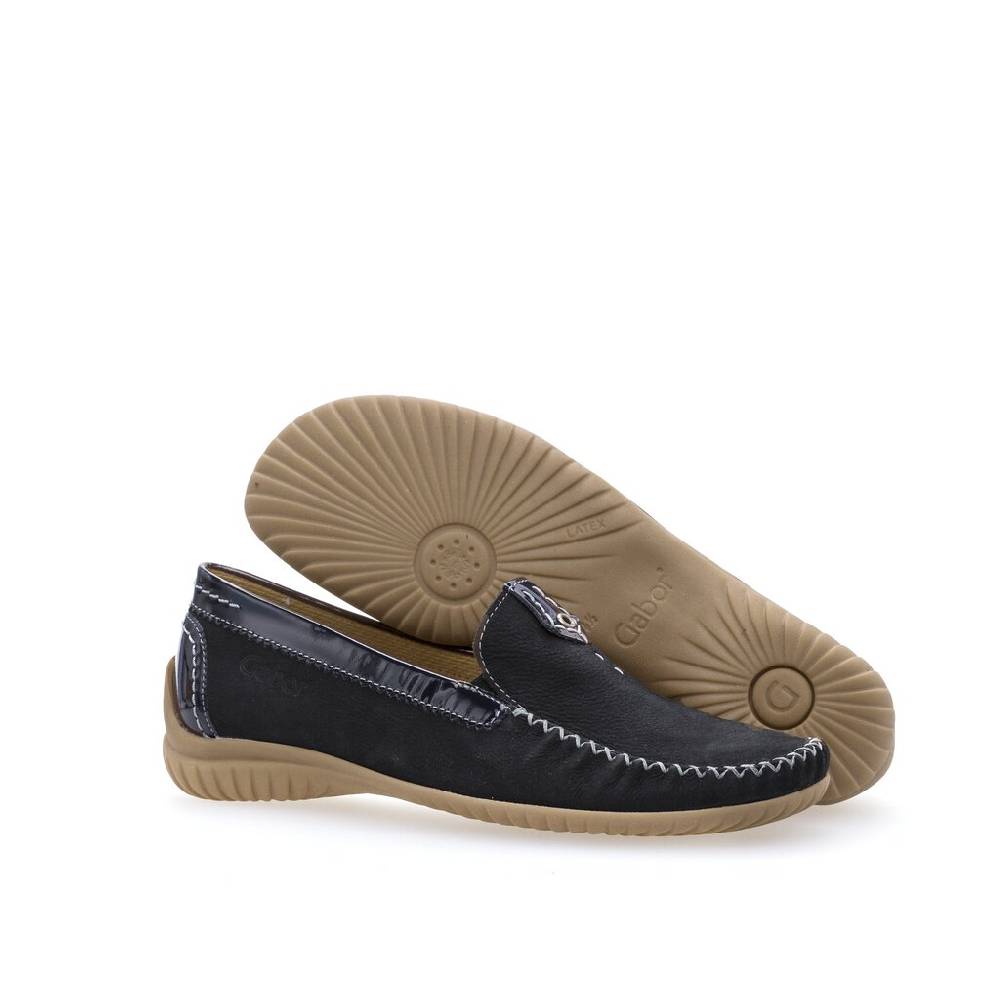 Pius Gabor Mokassin Blau