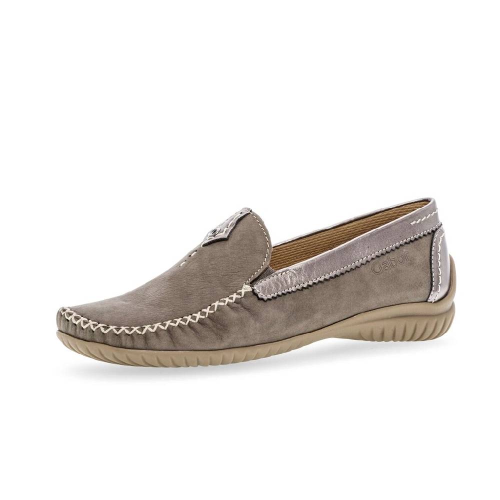 Pius Gabor Mokassin Grau