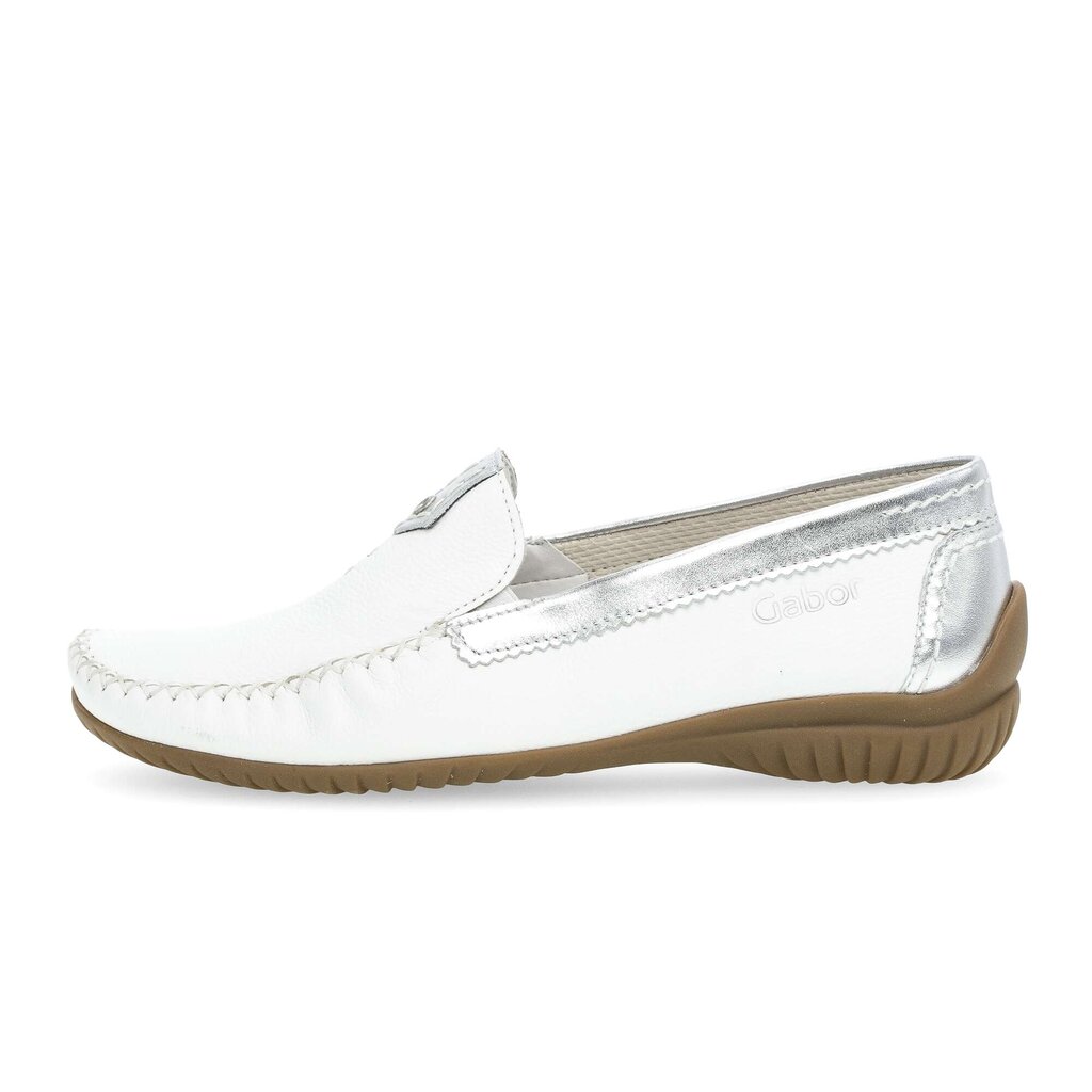 Pius Gabor Mokassin weiß
