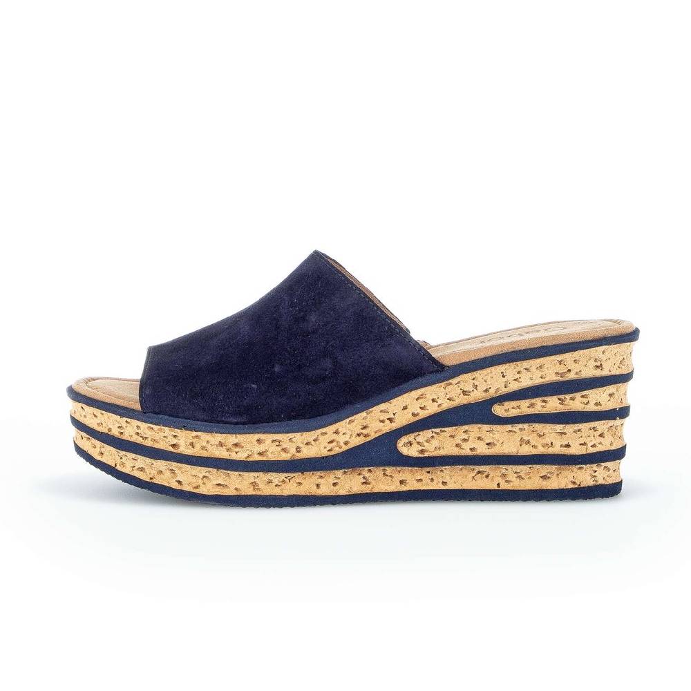 Pius Gabor Pantolette blau