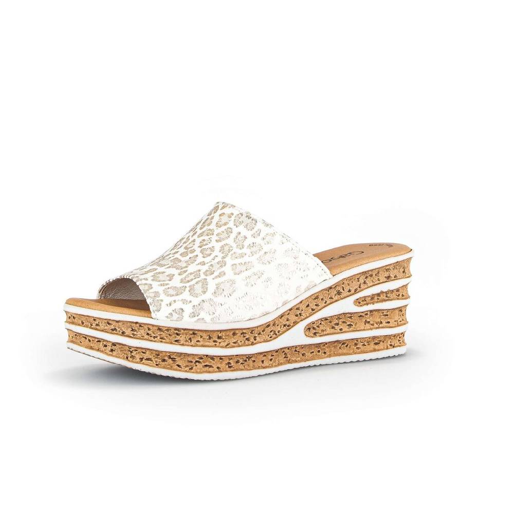 Pius Gabor Pantolette Gold