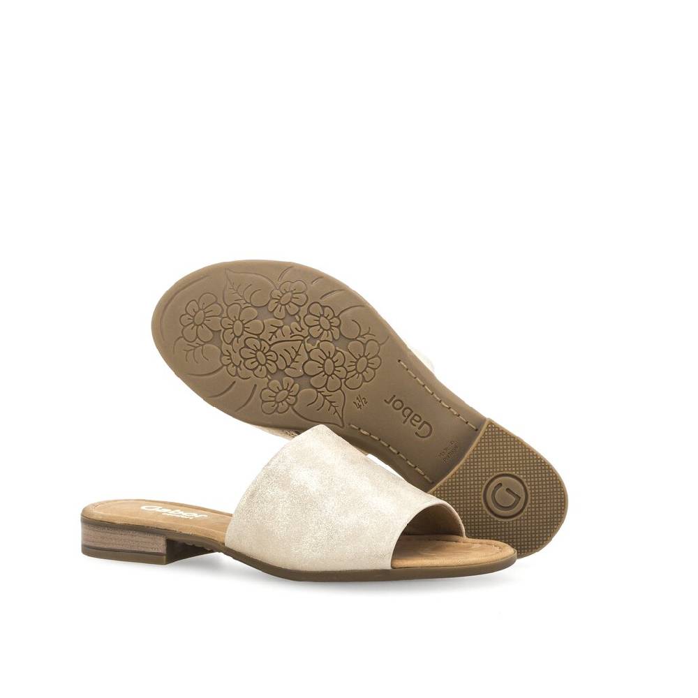 Pius Gabor Pantolette Gold