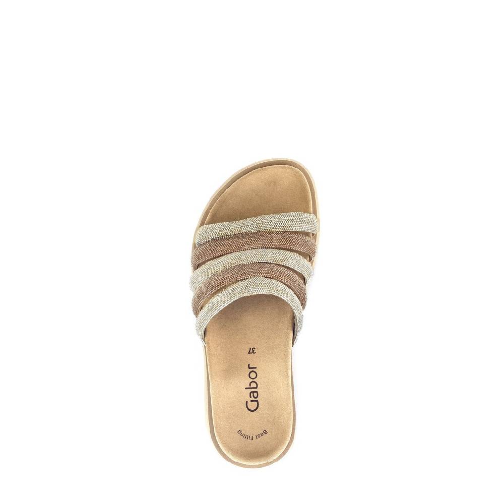 Pius Gabor Pantolette Gold