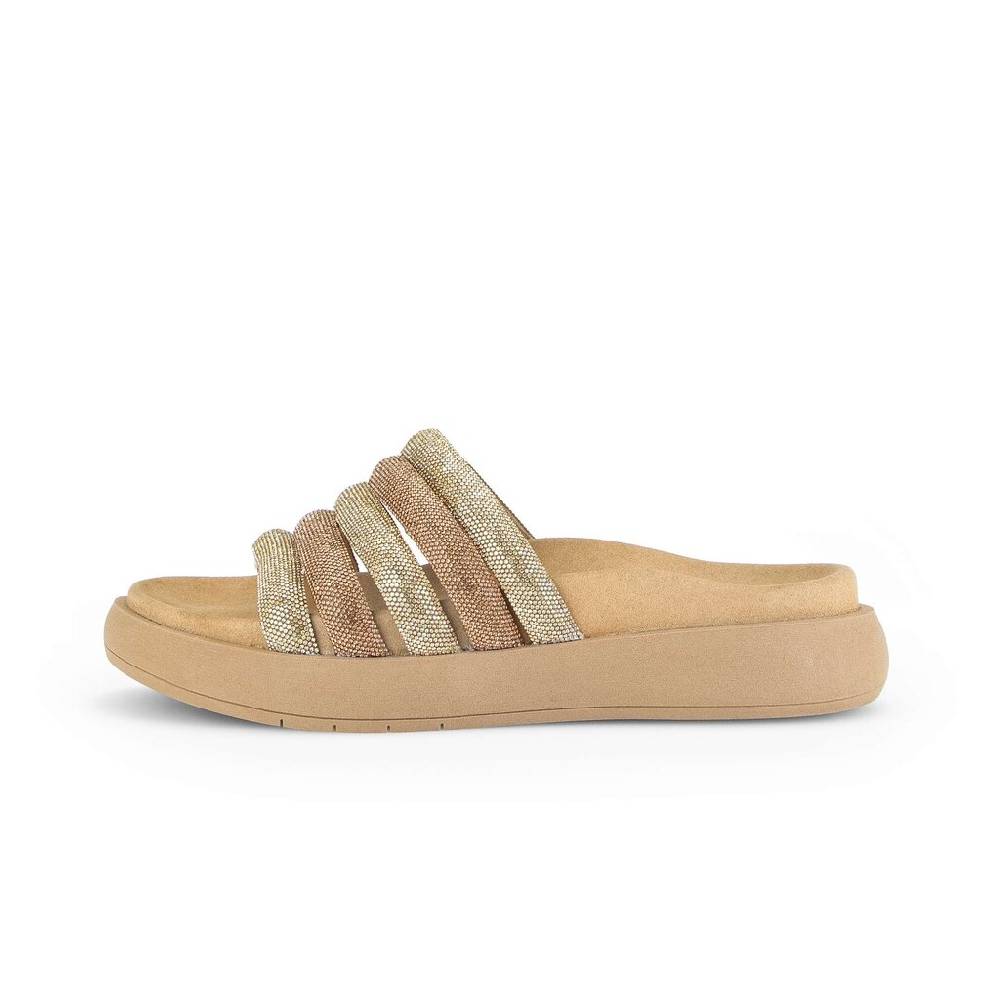 Pius Gabor Pantolette gold