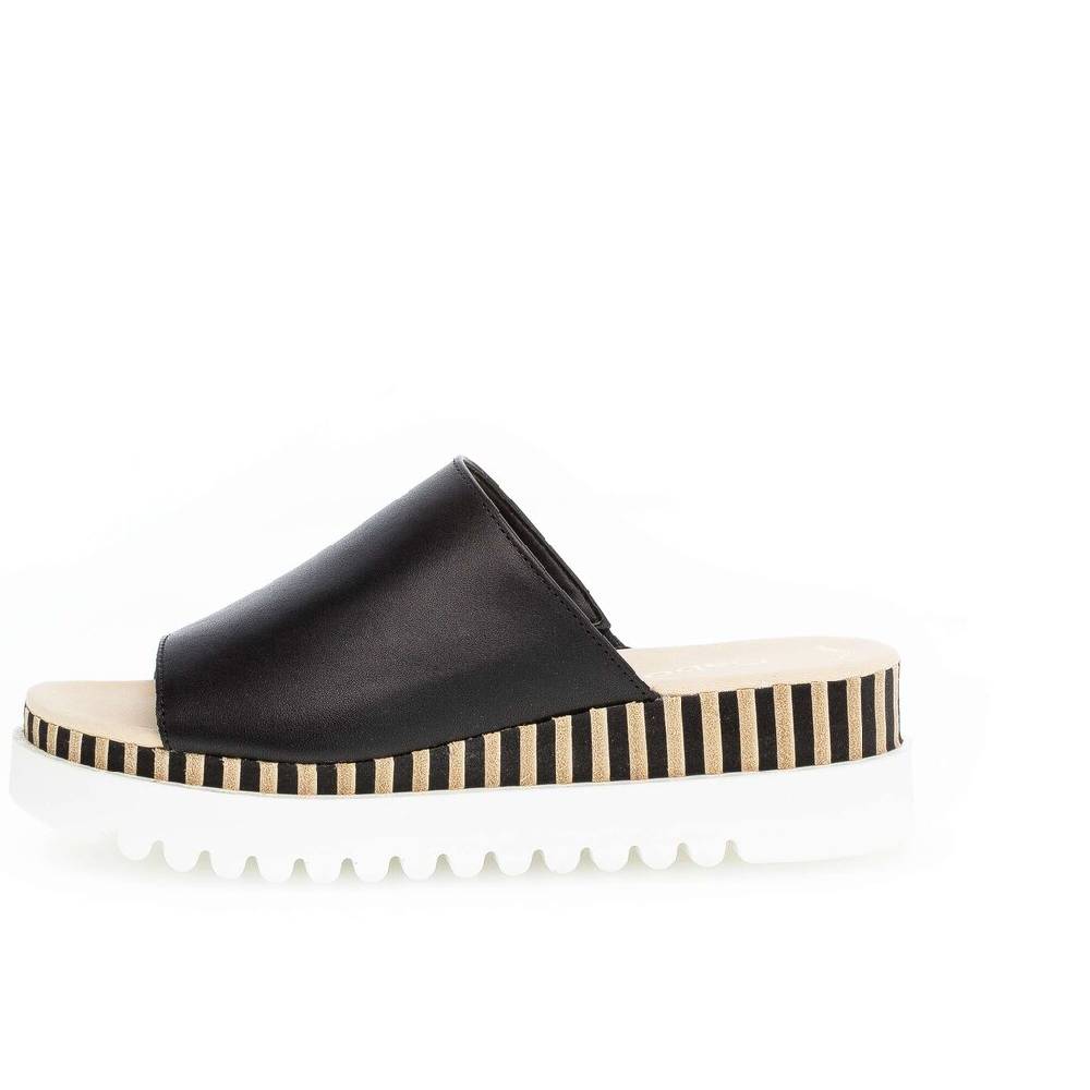 Pius Gabor Pantolette schwarz