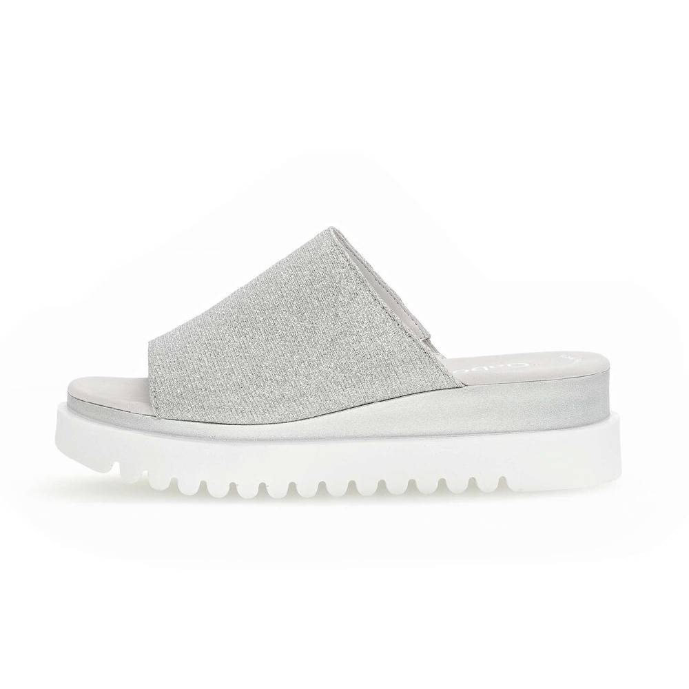 Pius Gabor Pantolette silber