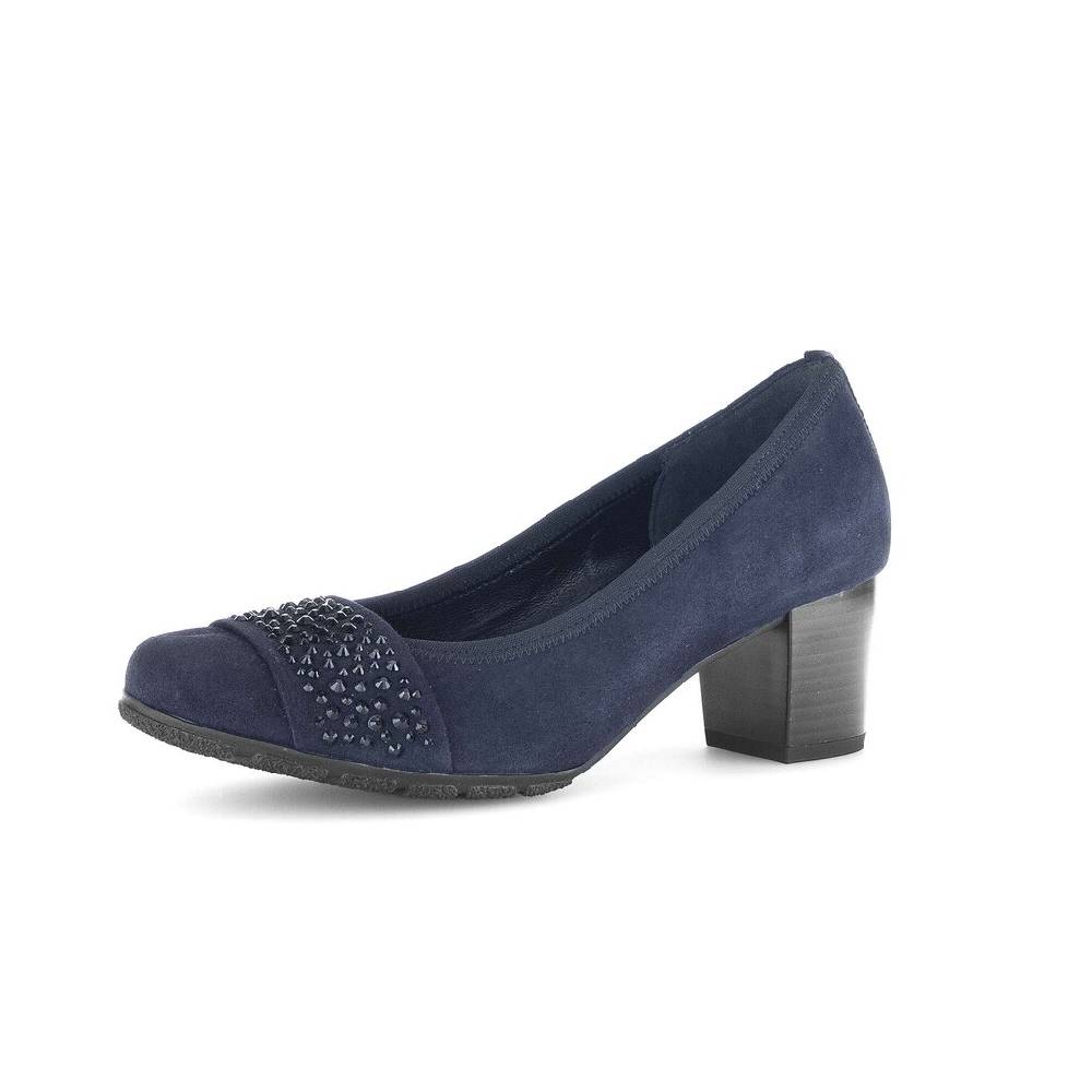 Pius Gabor Plateau Pumps Blau