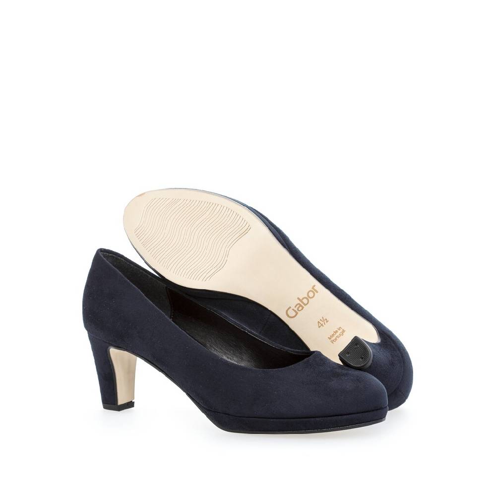 Pius Gabor Plateau Pumps Blau