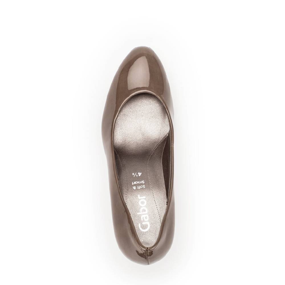 Pius Gabor Plateau Pumps Braun