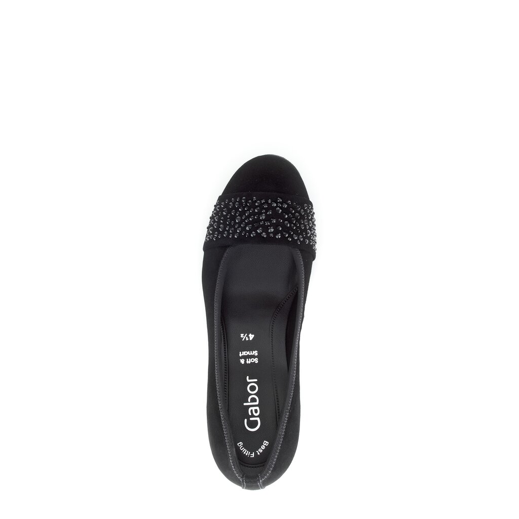 Pius Gabor Plateau Pumps Schwarz