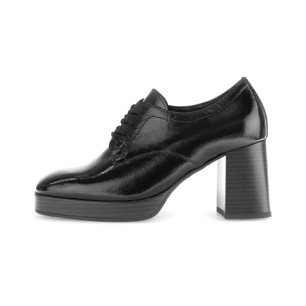 Pius Gabor Plateau Pumps schwarz
