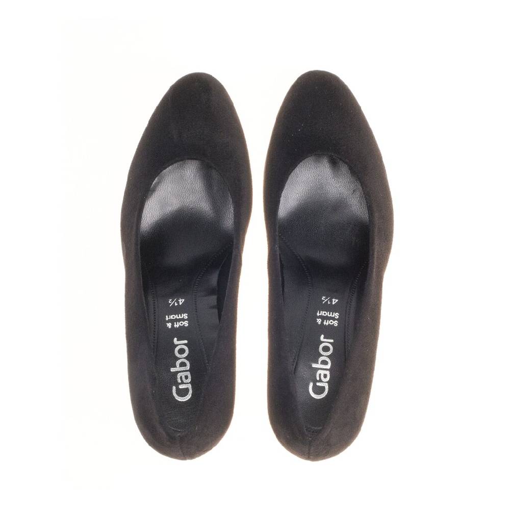Pius Gabor Plateau Pumps Schwarz