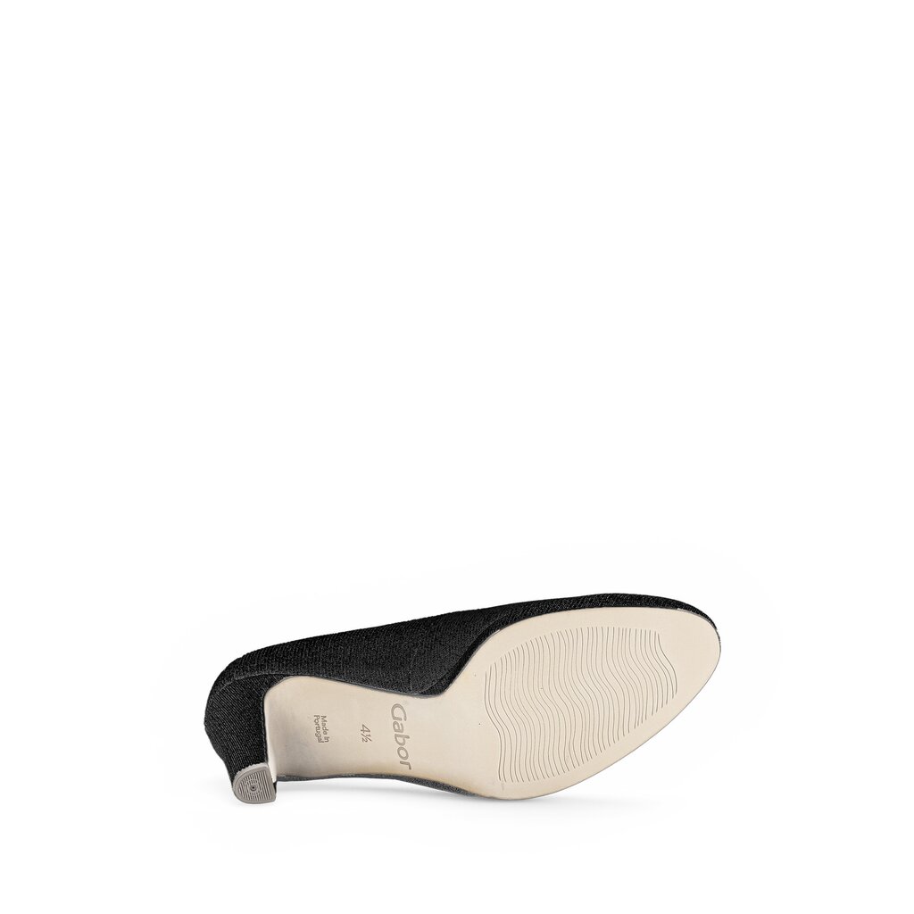 Pius Gabor Plateau Pumps Schwarz