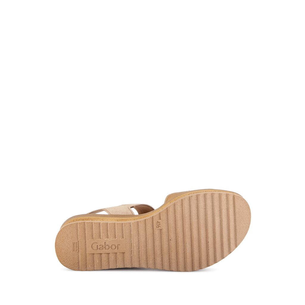 Pius Gabor Plateau Sandale Beige